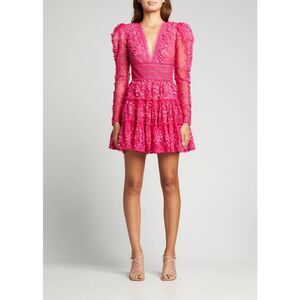 Bronx and Banco - Megan Dress in Dark Pink Size Large